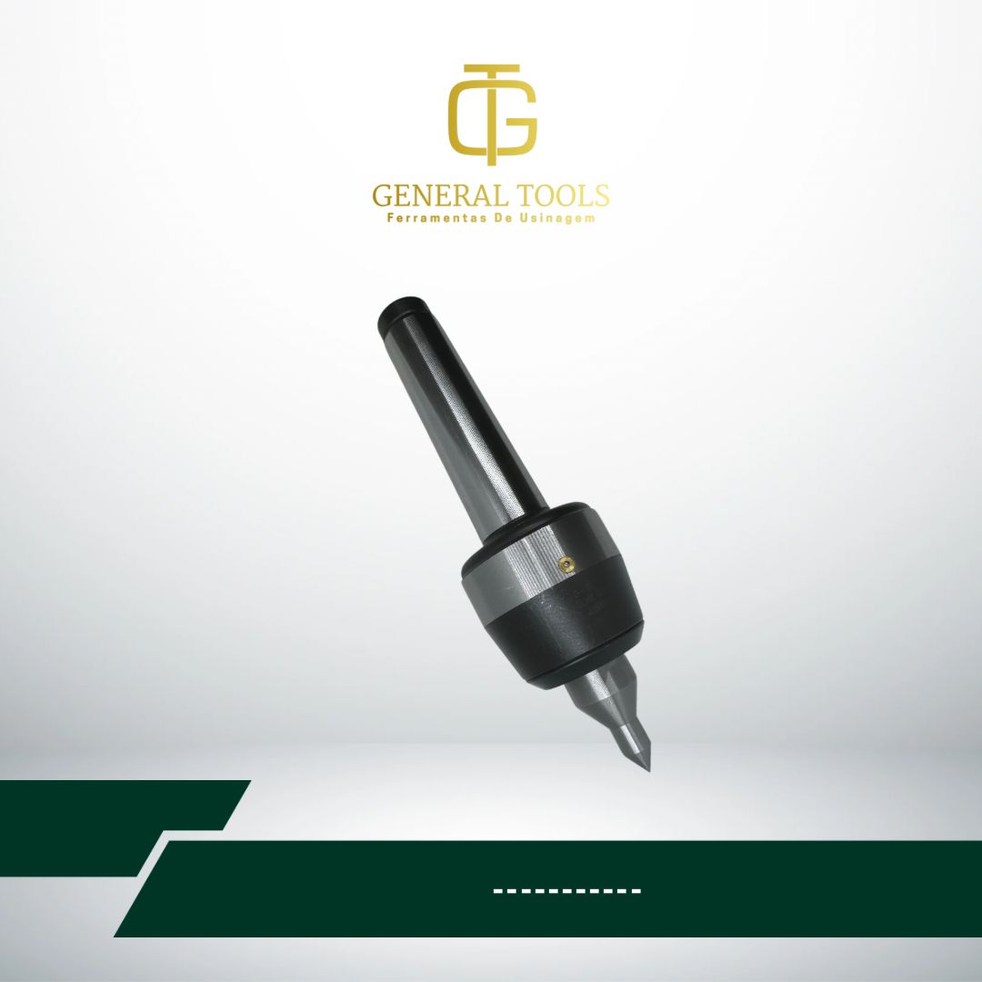 Ponta giratória para torno